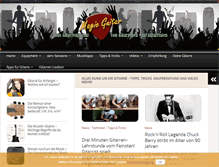 Tablet Screenshot of magicguitar.de